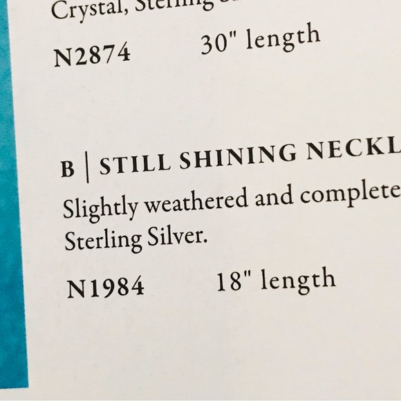 Silpada Sterling Silver Still Shining Necklace 18” - Picture 5 of 5